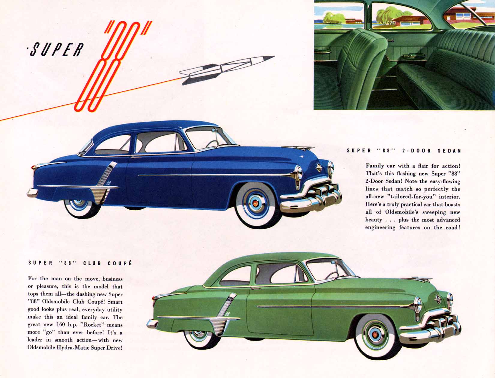 1952 Oldsmobile Motor Cars Brochure Page 15